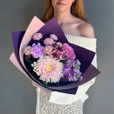 Букет в сиреневых тонах №255